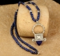 Preview: Tuareg Kreuz - Ingal blau - Silber Tuaregschmuck